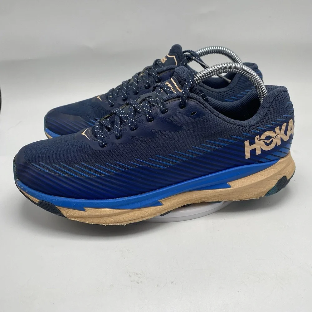 Hoka One One Shoes Women Size 9 Blue Torrent 2 Trail Road Running Sneakers 3978 - Picture 11 of 16